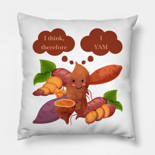 Vegetable Pun Philosophical Yam Pillow