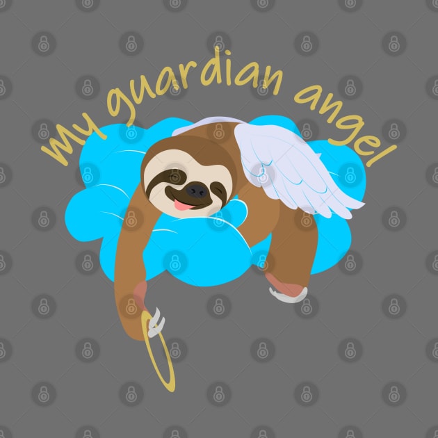 My sloth guardian angel by LittleAna