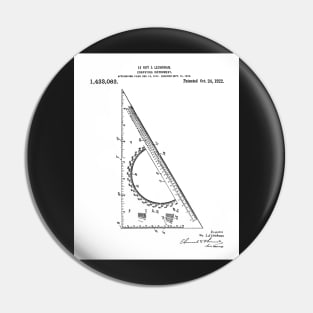 Architectural Engineer Patent - Graduation Office Art - White Pin