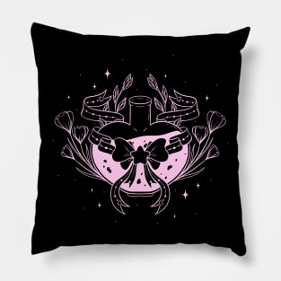 Pink Magic Potion - Florals and Greenery Pillow