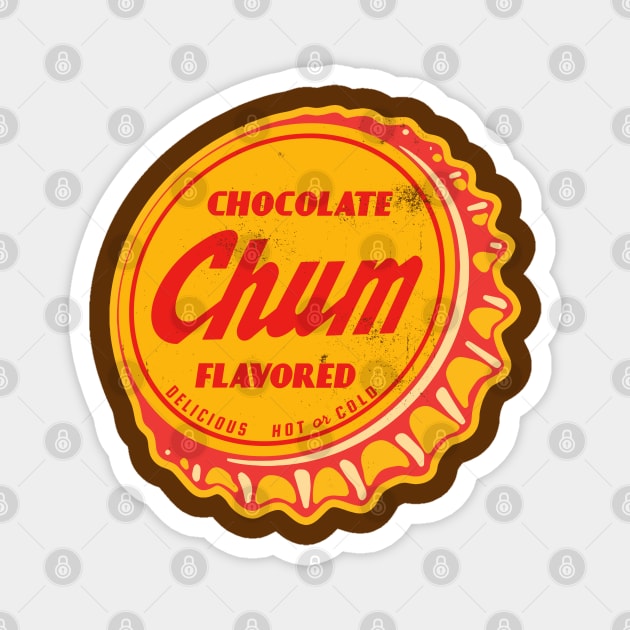 Vintage Chum Chocolate Soda Bottlecap Magnet by StudioPM71