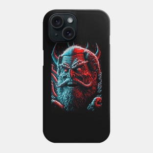 Evil Santa Heavy Metal Christmas Phone Case