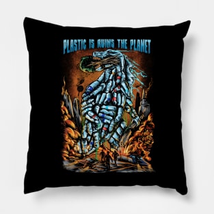 PLASTIC POLLUTION Pillow