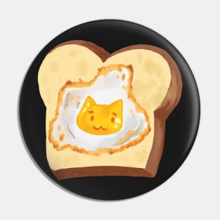 Toast Cat Pin