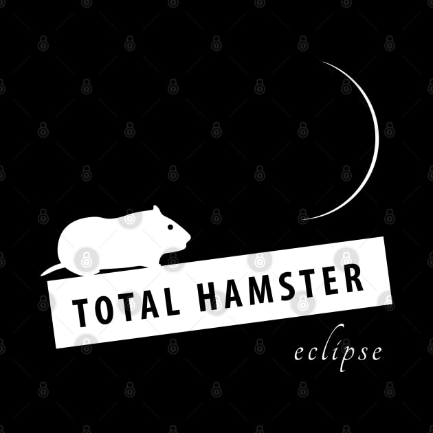 T-Shirt Hamster on the Mountain staring at Moon by sheepmerch