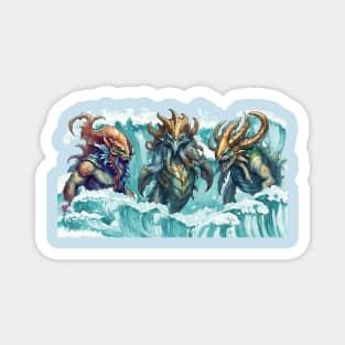 Mythological Sea Monsters Magnet