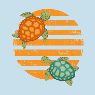 Turtles Sun Summer Fun T-Shirt T-Shirt