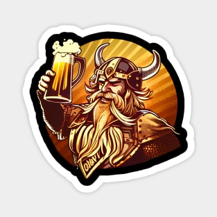 Beer Drunken Viking One Magnet