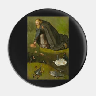 The Temptation of Saint Anthony detail - Hieronymus Bosch Pin