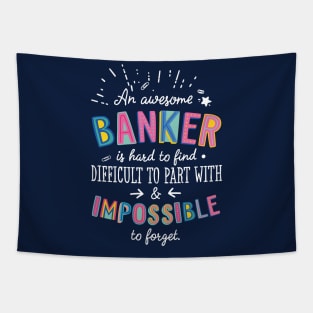 An awesome Banker Gift Idea - Impossible to Forget Quote Tapestry