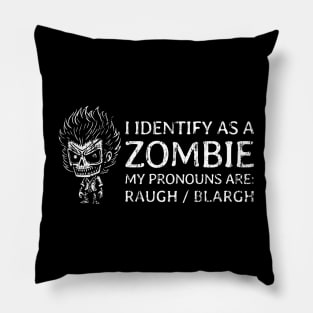 Funny Zombie Pronouns - 2 Pillow