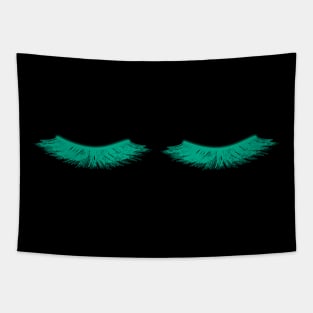 beautiful teal blue lashes Tapestry