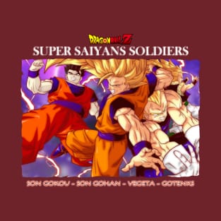 super saiyans dragon ball T-Shirt