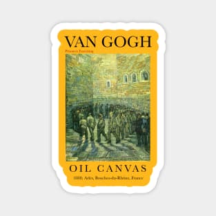 "Prisoners Exercising" Van Gogh Artwork Magnet