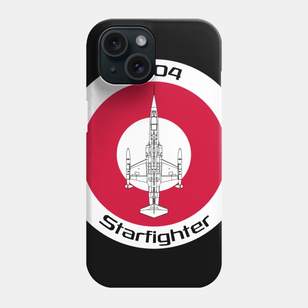 F-104 Starfighter (DK) Phone Case by BearCaveDesigns