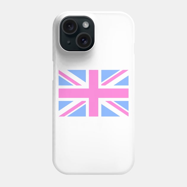 Union Jack Baby Pink Phone Case by lukassfr