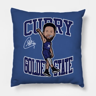 Steph Curry Golden State Toon Pillow