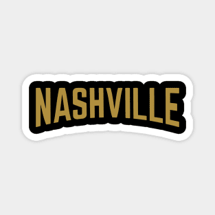 Nashville City Typography Magnet