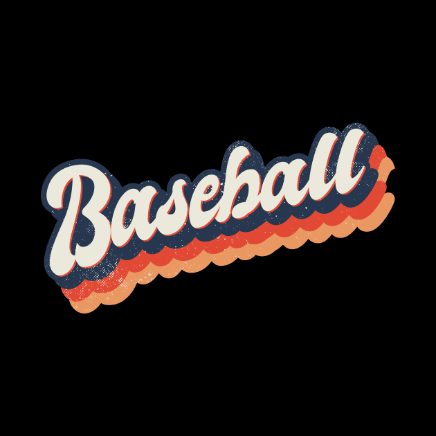 vintage baseball awesome retro by Midoart