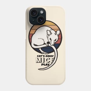 Cat's Away Mice Play Phone Case