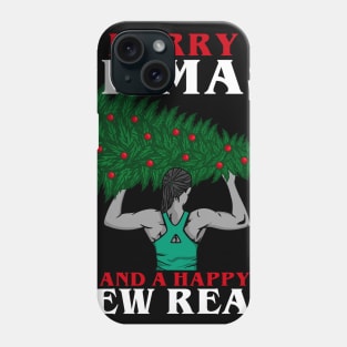 Merry Fitmas and a Happy New Rear - Muscles Gym Phone Case