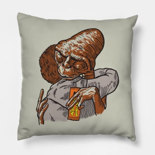 Retro E.T. Design Pillow