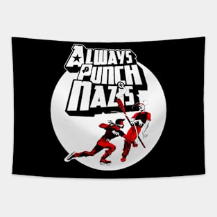 Always Punch Nazis Tapestry