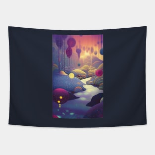 Sunset In Dreamland Tapestry