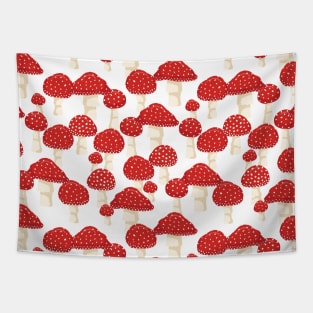 Fly Agaric Red Mushrooms Tapestry