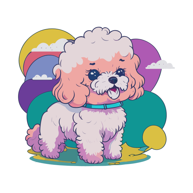 Bichon Frisé Portrait by SpriteGuy95