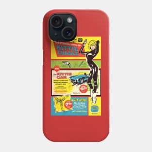 vintage toybox stunning super spy kittie Phone Case