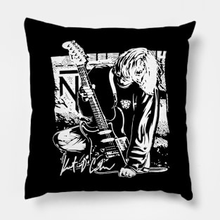 Kurt Cobain - Grunge Vintage 90s Pillow