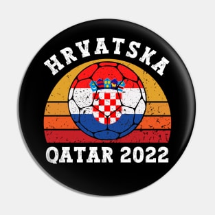 Hrvatska Football Pin