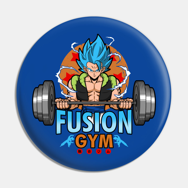 Fusion Gym Anime Pin Teepublic De