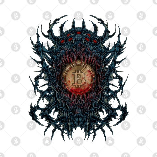 MONSTER BITCOIN by TOSSS LAB ILLUSTRATION