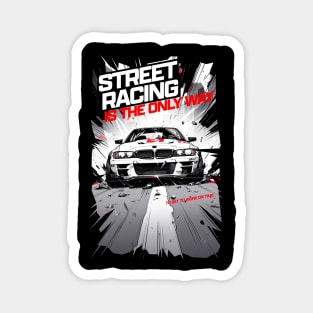 Street racing Magnet
