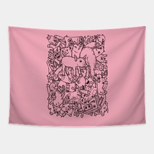 Counting Pigs Tapestry