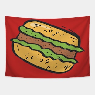 delicious burger Tapestry