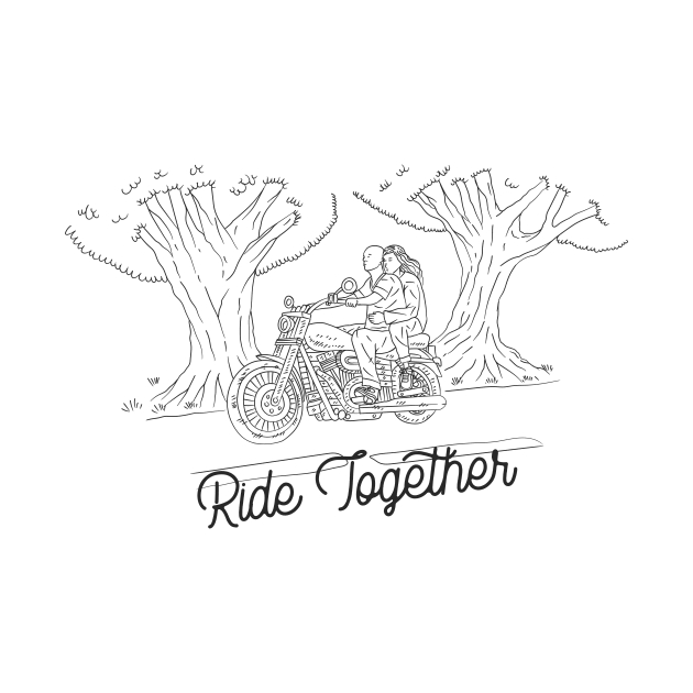 Ride Together Motorcycle Adventure Graphic by TwoUpRidingCo