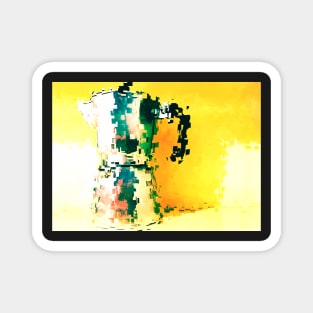 Abstract coffee pot Magnet