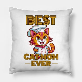 Best Cat Mom Ever Pillow