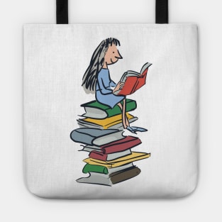 Bookworm girl gift Matilda Roald Dahl Tote