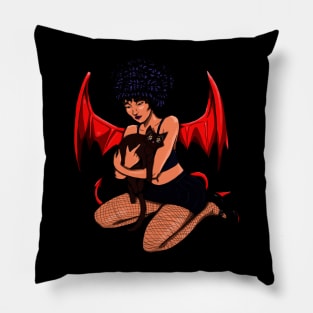 Devil Girl Pillow