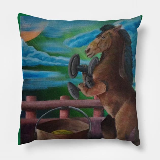 Horsepower Pillow by ManolitoAguirre1990