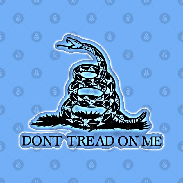 Blue Gadsden (Transparent Large Design) by Aeriskate