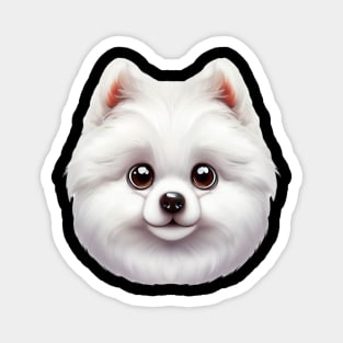 Cuddle-worthy Samoyed Magnet