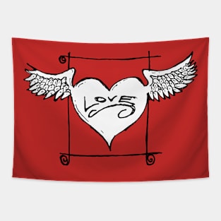 Love wings Tapestry