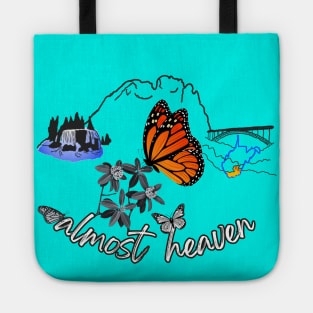 West Virginia Butterfly Tote