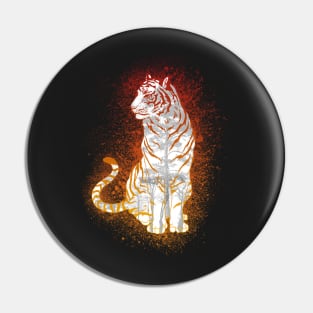 Wild tiger Pin