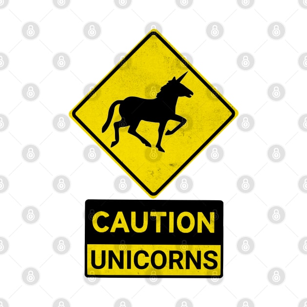 Caution Unicorns by Distinct Designs NZ